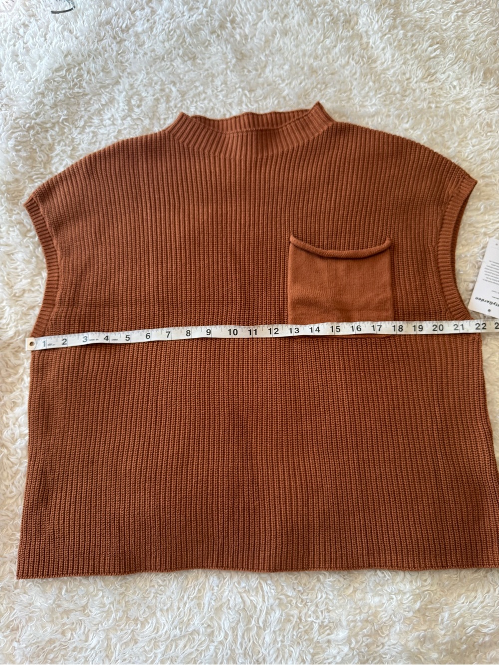 Pretty Garden Chic 100% Cotton Mock Neck Sweater & Jogger Matching Set Large NEW - Picture 3 of 12